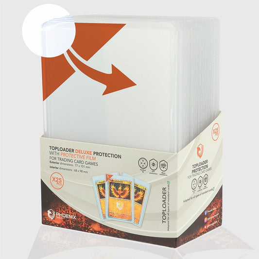 Phoenix Shield - Toploader Deluxe Protection x25