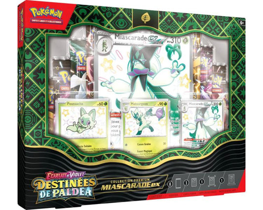 Coffret Collection Premium Destinées de Paldea Miascarade EX FR